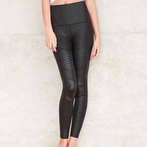 Alo Yoga Moto Leggings (Faux Leather)